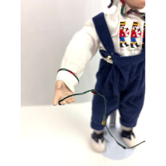VTG Ashton Drake Galleries Patrick Porcelain Boy Doll 1995 Stand Original #93222 - Picture 8 of 16